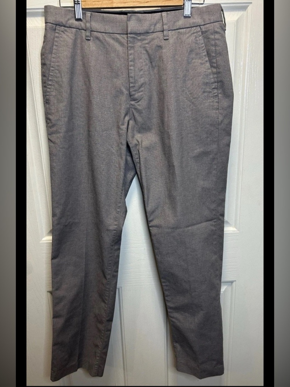 Bonobos Weekday Warrior Dress Pants Monday Grey Stretch Slim 32x30 **Fits 33x30